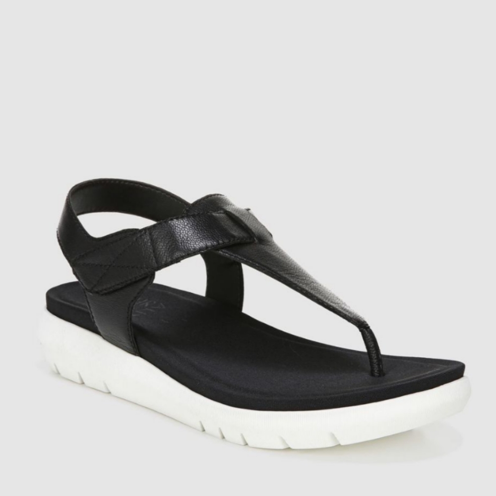 Naturalizer Black and White Sandals